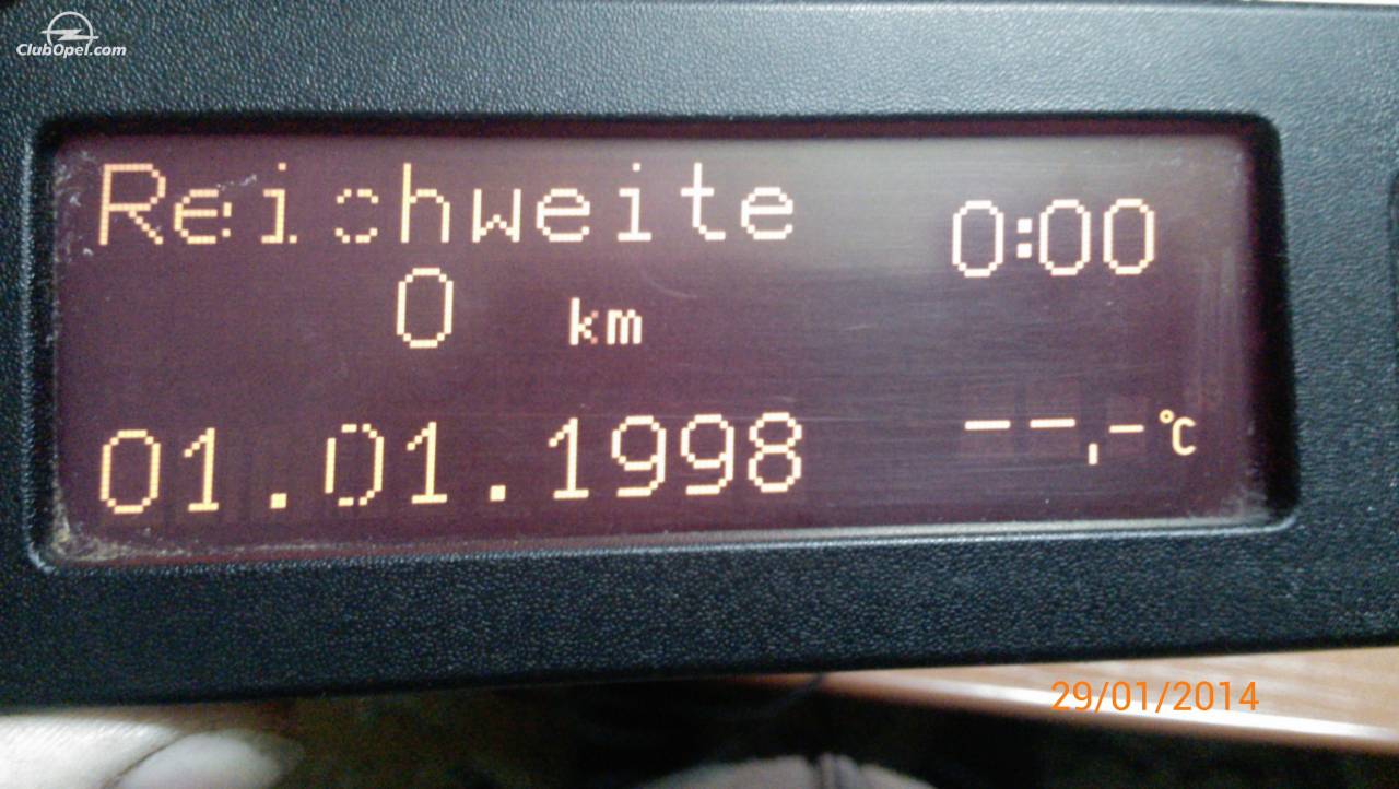display opel astra g 32 pini