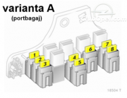 tablou sigurante portbagaj Zafira B varianta A